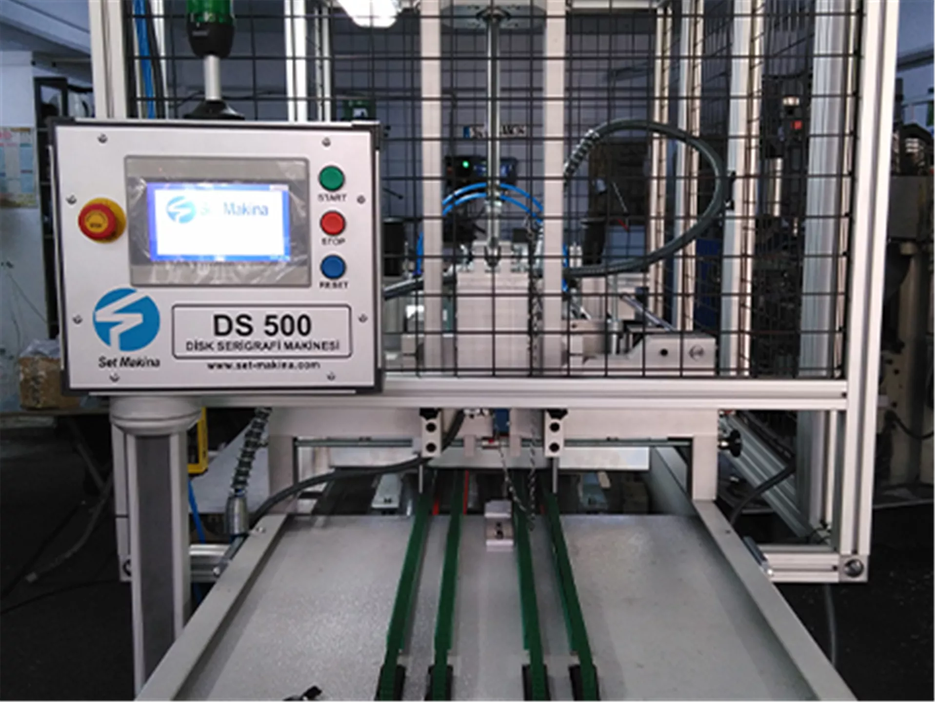 Disk Serigrafi Makinesi